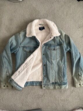 Chubbies Denim Jacket w/ Sherpa Lining